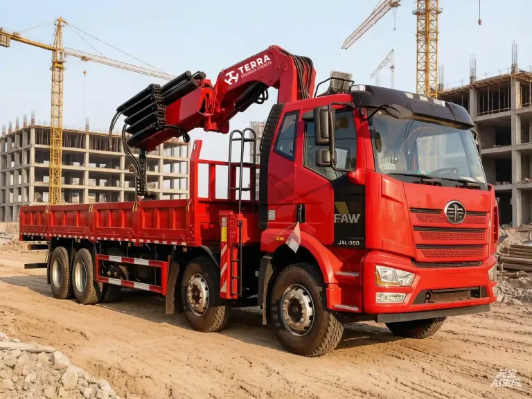 Premium 12 ton articulated crane truck as a cost-effective alternative to European brands in Brazil and Mexico