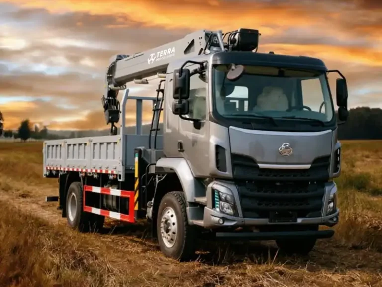 8t stiff boom crane truck TS200-4 for Philippines and Indonesia logistics