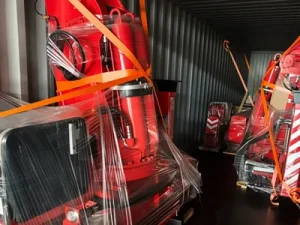 Professional export-standard protection for TERRA truck cranes.