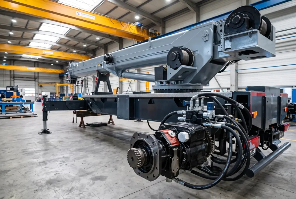 truck mounted crane pto gearbox connection 2026